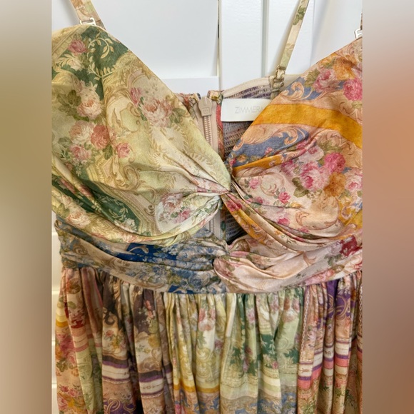 Zimmermann NET SUSTAIN August cutout paisley-print organic silk midi dress NWOT - Picture 8 of 13